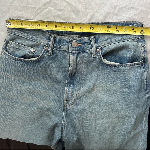 H&M Baggy Fit Jeans Light Wash Denim 30x32 Relaxed Wide Leg - Picture 5 of 7